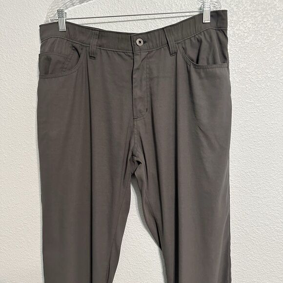 Eddie Bauer Pants Mens 36 Lightweight Hiking Stretch Straight Leg Gray Outdoor - Picture 2 of 16